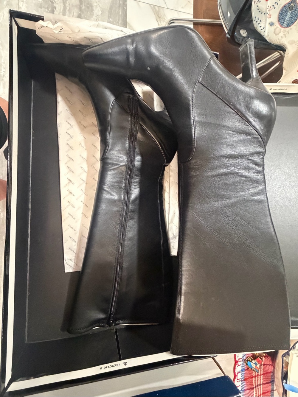 Alfani Black Over-the-Knee Pointed Toe Boots